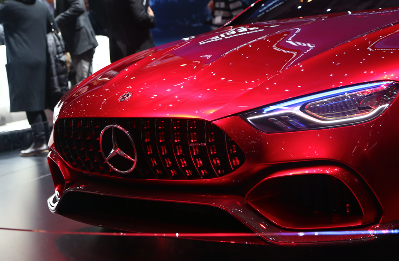 Illustration for article titled The Mercedes-AMG GT Concept Is An 805 HP Hybrid Reminder That No One Knows What 'Coupe' Means